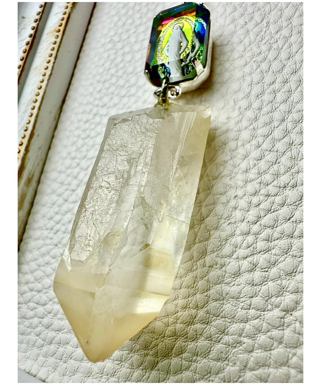 ゴールデンヒーラーレムリアンシード × vintage glass （限定1本