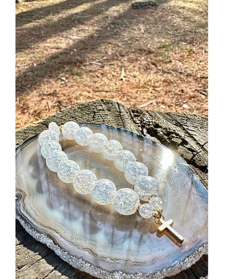 Rainbow Crackle Quartz