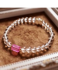 High Quality Pink Sapphire × High Quality Crystal × × High Quality Pearl