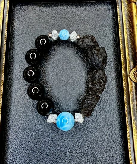 High Quality Larimar × Morion × Cintamani  (限定１本）