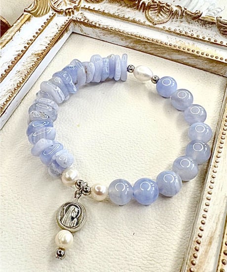 Blue Lace Agate× Blue Lace Agate