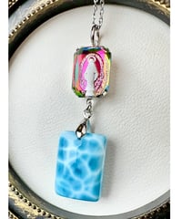 High Quality Larimar × vintage glass（限定１本）