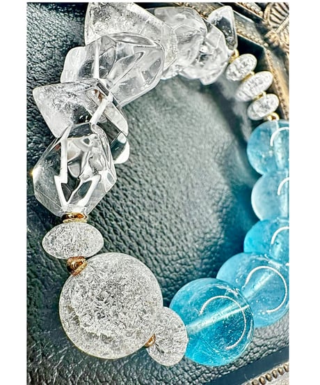 Blue Topaz × High Quality Quartz（限定数本）