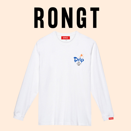 22年度 / Drip Logo ロンT〈White〉