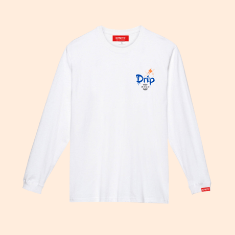 22年度 / Drip Logo ロンT〈White〉