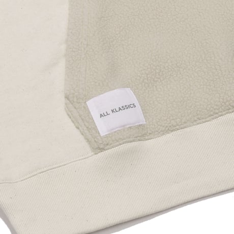 ALL KLASSICS Sweat Hoodie ＋POLARTEC / off white