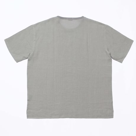 KAMIHINO-Linen Tee Shirt-Grey