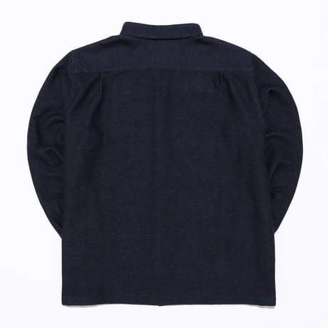 KAMIHINO 1Pocket Flannel Shirt / Navy