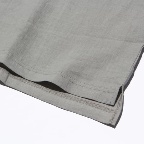 KAMIHINO-Linen Tee Shirt-Grey
