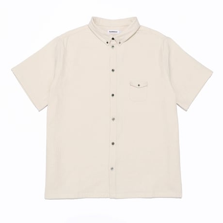 KAMIHINO_Short Sleeve Gauze Shirt_Beige