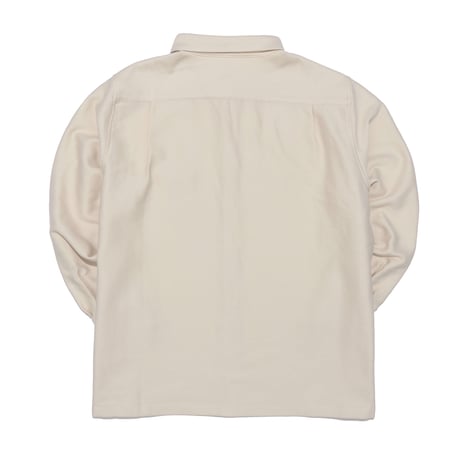 KAMIHINO 1Pocket Flannel Shirt / Light Beige