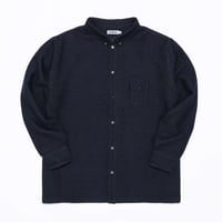 KAMIHINO 1Pocket Flannel Shirt / Navy