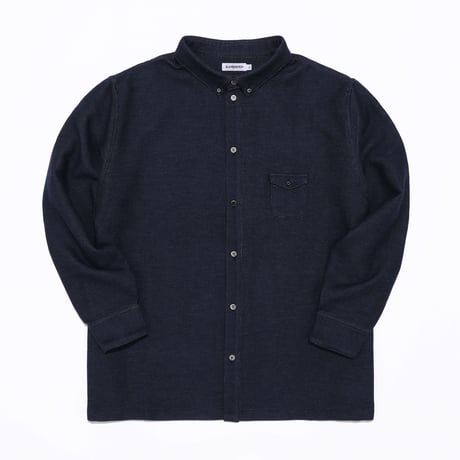 KAMIHINO 1Pocket Flannel Shirt / Navy