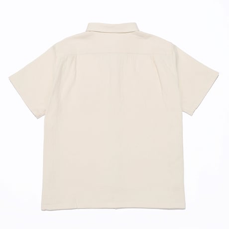 KAMIHINO_Short Sleeve Gauze Shirt_Beige