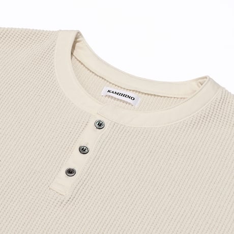 KAMIHINO-Waffle-Casual Dress_Off White
