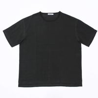 KAMIHINO-Linen Tee Shirt-Black