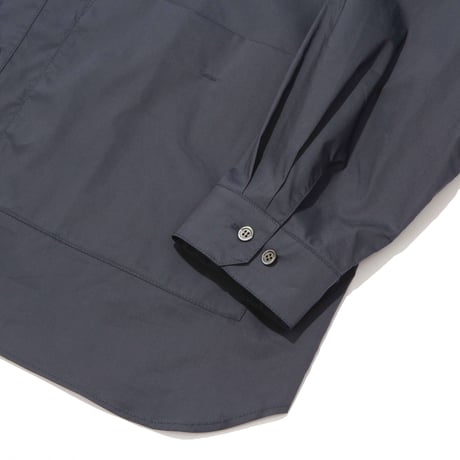 KAMIHINO-2 Pocket Long Shirt / Navy