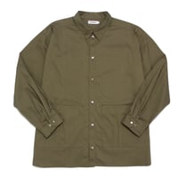 KAMIHINO-2 Pocket Long Shirt / Kahki