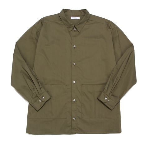 KAMIHINO-2 Pocket Long Shirt / Kahki
