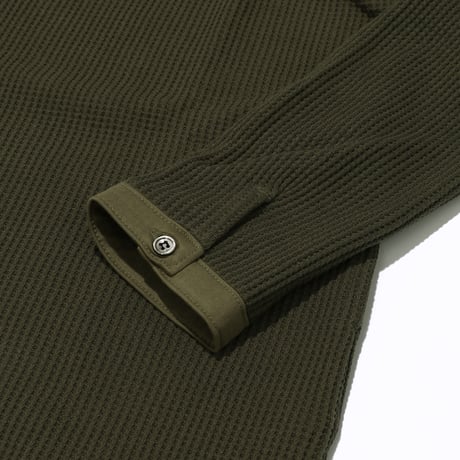 KAMIHINO-Waffle-Casual Dress_Khaki