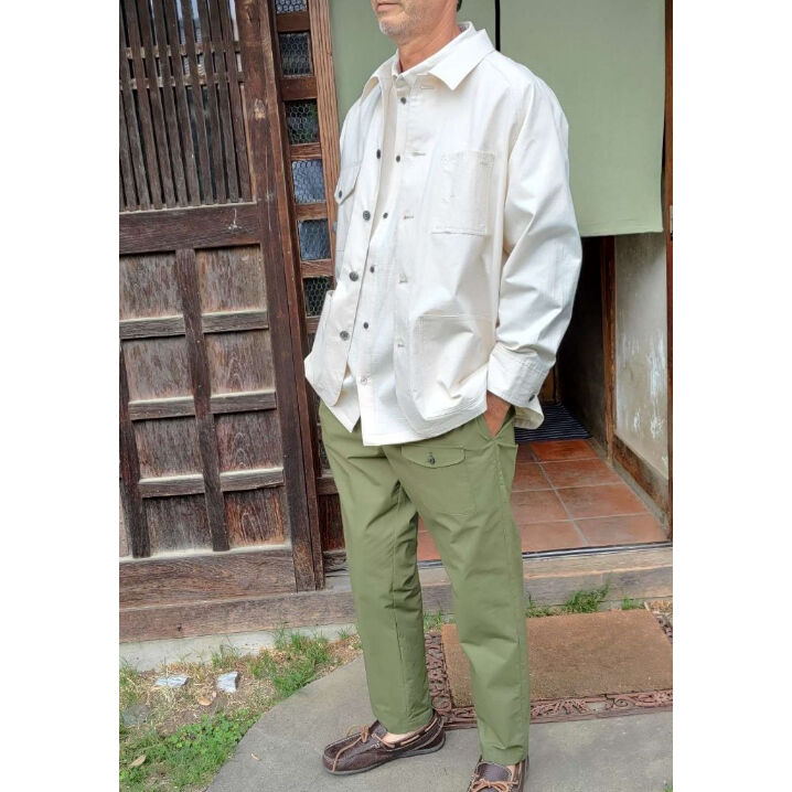 H＞WHITE PIGMENT COVER ALL/カバーオール ホワイト｜o.h様タグ有り＜H