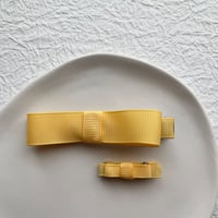 パステルイエロークリップセット