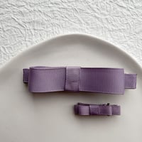 パステルパープルクリップセット
