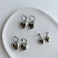メタルハートピアス