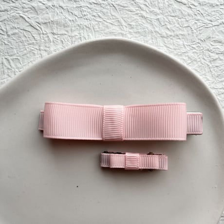 パステルピンククリップセット