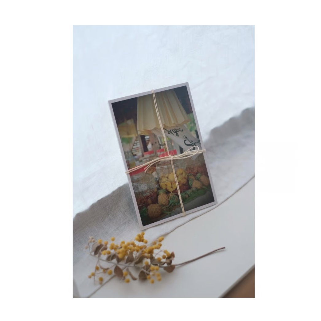 Postcard zine from Wonderfruit | gomm's STORE