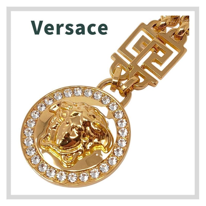 Versace ヴェルサーチ メドゥーサ ネックレス ゴールド 金属製