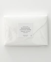〈ハンドメイドコットンペーパー〉S size ENVEROPE     - White -