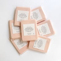 〈ハンドメイドコットンペーパー〉 PETIT CARD     - Blush Pink -