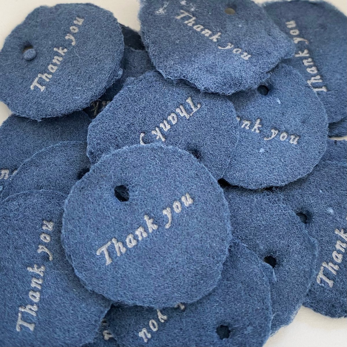 活版印刷〉Cotton paper little tag | DEAR FACTORY