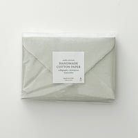 〈ハンドメイドコットンペーパー〉S size ENVEROPE     - Sage Green -