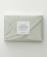 〈ハンドメイドコットンペーパー〉S size ENVEROPE     - Sage Green -