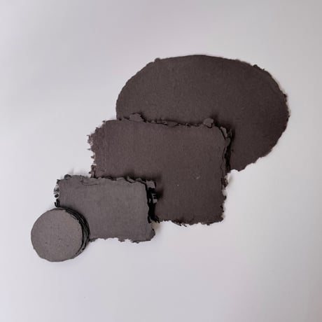 〈ハンドメイドコットンペーパー〉チャコールブラック限定販売