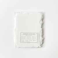 〈ハンドメイドコットンペーパー〉L size card