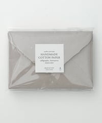 〈ハンドメイドコットンペーパー〉S size ENVEROPE     - Greige -