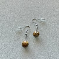 風印　陶ビーズ ピアス／イヤリング