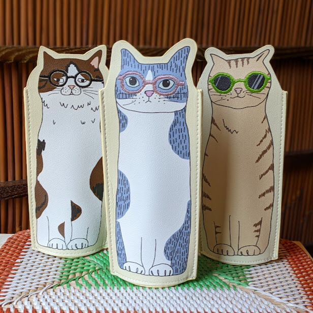 メガネにゃんこ＊眼鏡ケース＊猫＊CAT | ミケネコ屋