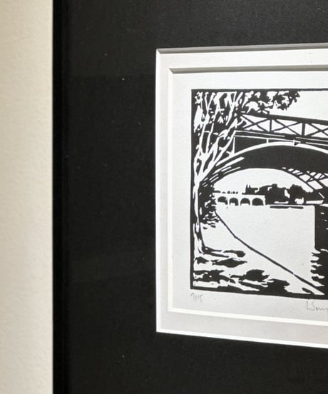 ローラン・ルトゥルミー　版画　ボザール橋 I