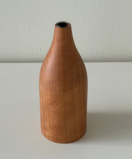 自然木に塗装した一輪挿し（大）ナチュラル