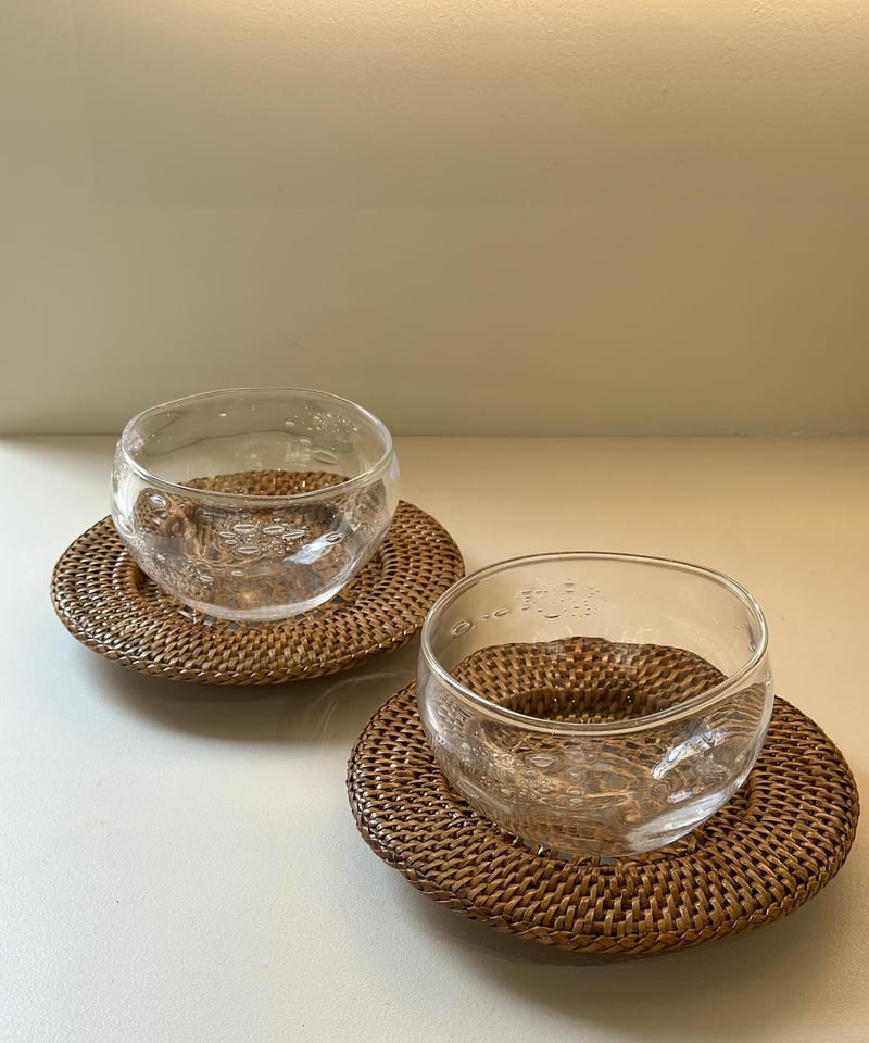 ホテル仕様のラタン アンダープレートミニ | els nakanoshima