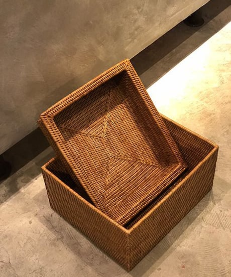 ホテル仕様のラタン　オフィスボックス