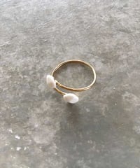 パリ発、ヨレーヌ・ジレ　フランスリモージュのリング　サンセット ダブル