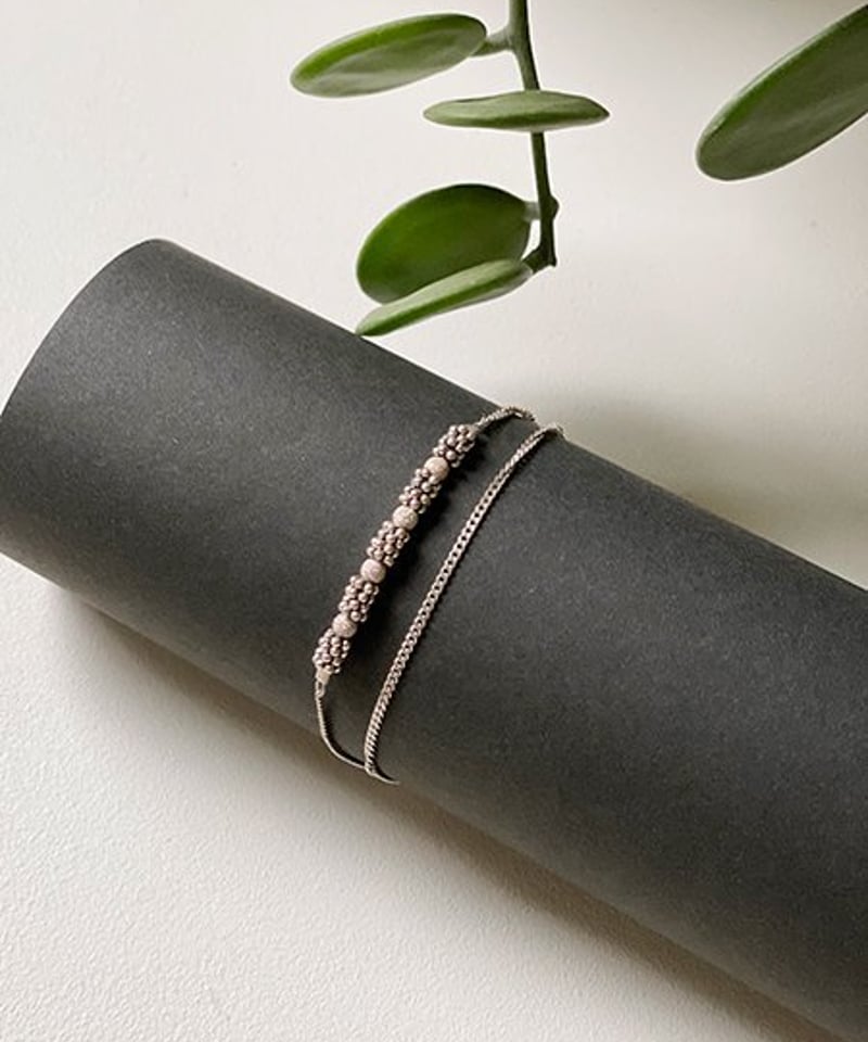 南仏発、soandso ブレスレット ブータン シルバー4 | els nakanoshima