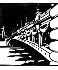 ローラン・ルトゥルミー　版画　アレクサンドルIII世橋