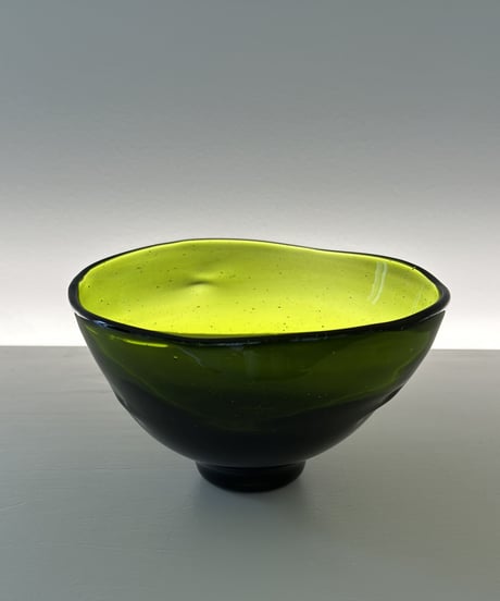 麹谷宏　厚手抹茶茶碗  透明