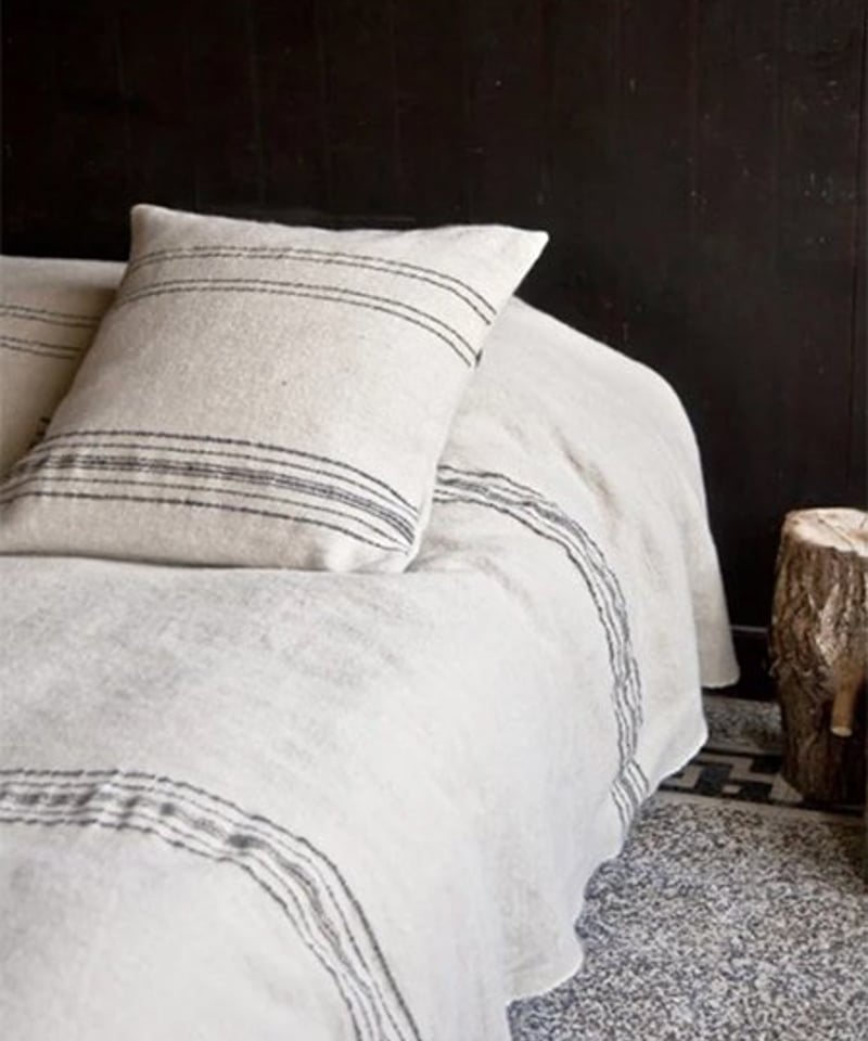 ベルジャンリネンクッションカバー ザ・モロカンストライプ